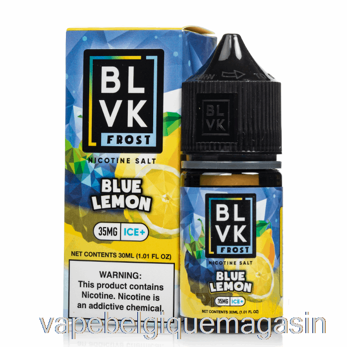 Vape Belgique Citron Bleu - Sels De Givre Blvk - 30ml 35mg